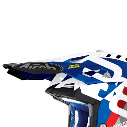 Airoh Aviator 3 Lippa Rainbow sininen/punainen - Duell ajovarusteet - 59140 - 1
