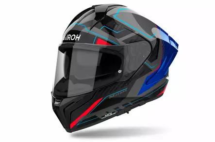 Airoh Kypärä Matryx Rocket Sininen/Punainen Kiiltävä, M - Duell ajovarusteet - 60540 - 1