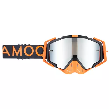 AMOQ Aster Crossilasit Black-Orange - Silver Mirror - Duell ajovarusteet - 52810 - 1