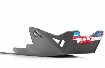AXP Adventure Skid Plate HDPE 8mm Black/Blue/White/Red BMW R1250GS 19-22 - Duell MP varaosat ja tarvikkeet - 86970 - 1