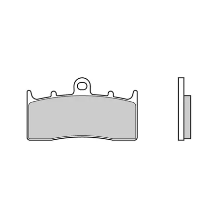 Brembo Jarrupalat Carbon-Ceramic - Duell MP varaosat ja tarvikkeet - 122940 - 1