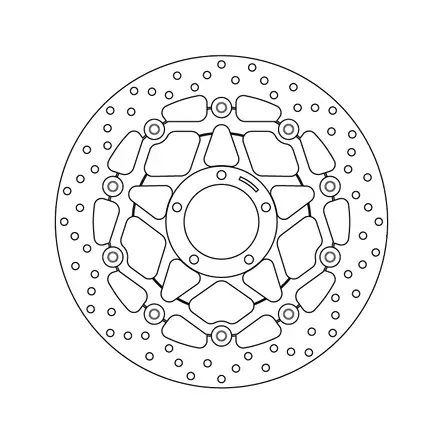 Brembo Serie Oro jarrulevy kelluva - Duell MP varaosat ja tarvikkeet - 121290 - 1