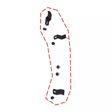 DFK Oikea Ovikiinnike kiinnikesarja CFMoto Zforce 550/800 - Duell ATV varaosat ja tarvikkeet - 29360 - 1