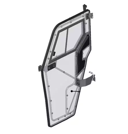 DFK Ovi kokoonpano vasen Polaris Ranger 570 Midsize 2022-> - Duell ATV varaosat ja tarvikkeet - 29200 - 1
