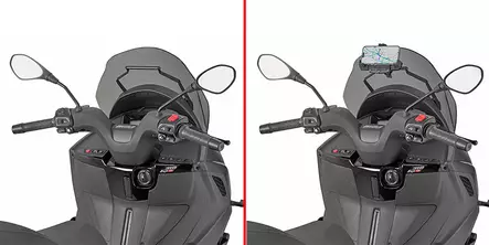 Givi Fairing Upper Br. Piaggio MP3 310 (2025) - Duell MP varaosat ja tarvikkeet - 100900 - 1