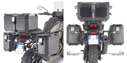 Givi PANN.HOLDER H. PAN AMERICA '21 OUTBACK - Duell MP varaosat ja tarvikkeet - 102180 - 1