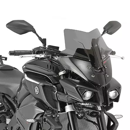 Givi Specific low sports screen gloss black 36 x 36 cm MT-10 (16-17) - Duell MP varaosat ja tarvikkeet - 100510 - 1