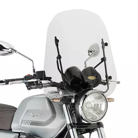 Givi Specific screen transp. 48.5 x 50 cm MOTOGUZZI V7 850 STONE/SPEC (21-23) - Duell MP varaosat ja tarvikkeet - 100490 - 1
