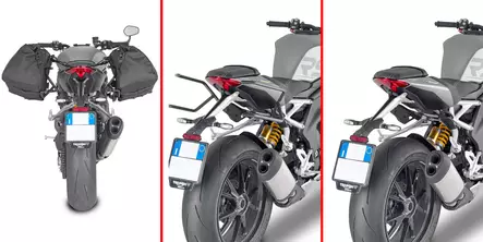 Givi TUB.HOLDER TRIUM.SPEED TRIPLE 1200RS'21 - Duell MP varaosat ja tarvikkeet - 101700 - 1