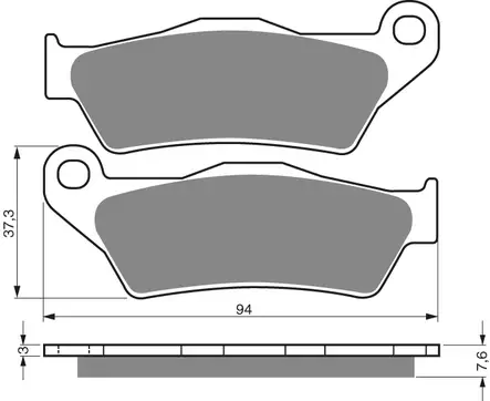 GOLDFREN Jarrupalat 031 Ceramic Carbon S33 - Duell MP varaosat ja tarvikkeet - 68850 - 1