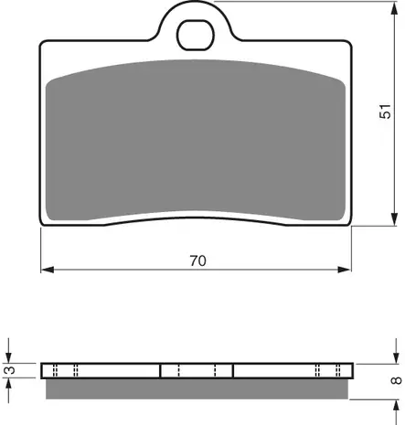 GOLDFREN Jarrupalat 064 Ceramic Carbon S3 - Duell MP varaosat ja tarvikkeet - 67170 - 1
