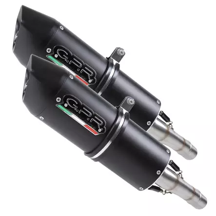 GPR Aprilia Sl - Falco 1000 2000/04 Pair EC-Approv. slip-on exhaust Furore Nero - Duell MP varaosat ja tarvikkeet - 112600 - 1