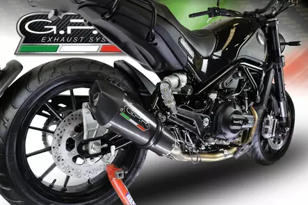 GPR Benelli Leoncino 500 2017/20 e4 EC-Approv. slip-on exhaust GP Evo4 Poppy - Duell MP varaosat ja tarvikkeet - 110180 - 1
