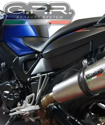 GPR Bmw F 800 R 2017/19 e4 EC-Approv. slip-on exhaust GP Evo4 Titanium - Duell MP varaosat ja tarvikkeet - 109810 - 1