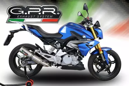 GPR Bmw G 310 R 2017/20 e4 EC-Approv. full line exhaust catalized M3 Titanium N - Duell MP varaosat ja tarvikkeet - 111040 - 1