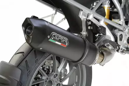 GPR Bmw R 1200 Gs 2017/18 e4 EC-Approv. slip-on exhaust Furore Evo4 Nero - Duell MP varaosat ja tarvikkeet - 110450 - 1