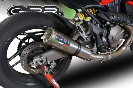 GPR Ducati Monster 1200 S/R 2017/20 e4 EC-Approv. slip-on exhaust catalized M3 - Duell MP varaosat ja tarvikkeet - 109790 - 1