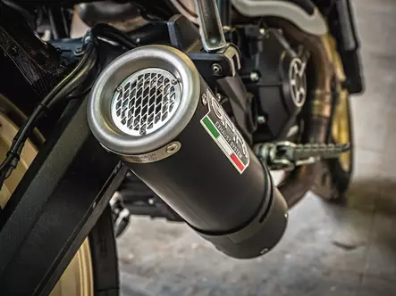 GPR Ducati Scrambler 800 2017/20 e4 EC-Approv. slip-on exhaust catalized M3 Bla - Duell MP varaosat ja tarvikkeet - 109960 - 1