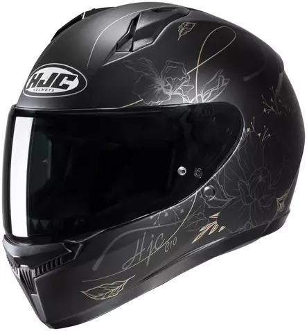 HJC Kypärä C10 Epik Musta/Kulta MC9SF, L 58-59cm - Duell ajovarusteet - 56610 - 1