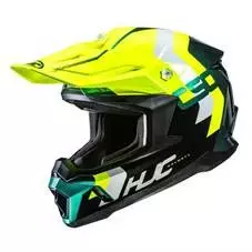 HJC Kypärä C50 Primal Vihreä/Fluo Keltainen MC4, M - Duell ajovarusteet - 55850 - 1