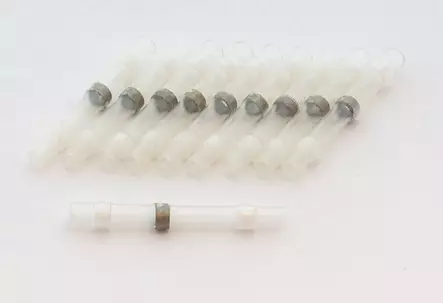 Hyper Jatkoliitin juotostina & kutistesukka Valk. 10kpl 0.2-0.7mm2 - Duell muut varaosat ja tarvikkeet - 21470 - 1