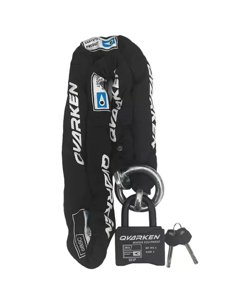Hyper Lukituspaketti ketju+lukko Luokka 3 1.5m - Duell venetarvikkeet - 67010 - 1