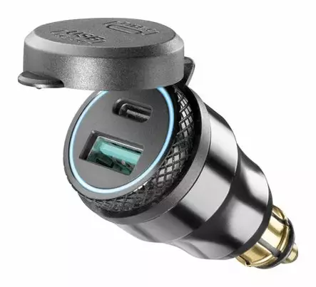 Interphone Din Adapter - 2 Usb - Duell MP varaosat ja tarvikkeet - 116640 - 1