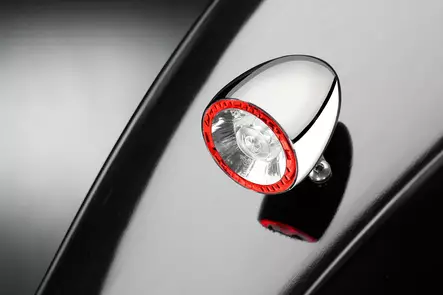Kellermann Bullet 1000® RB chrome with clear glass - Duell MP varaosat ja tarvikkeet - 132100 - 1