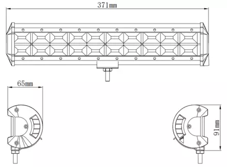 Kinwons Led Kaukovalopaneeli 10-30V 240W Flood - Duell ATV varaosat ja tarvikkeet - 138850 - 1