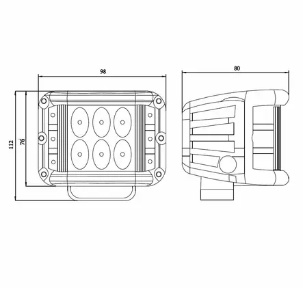 Kinwons Led Valosarja Sideshooter Tieliikenne Hyv. 48W - Duell ATV varaosat ja tarvikkeet - 138760 - 1
