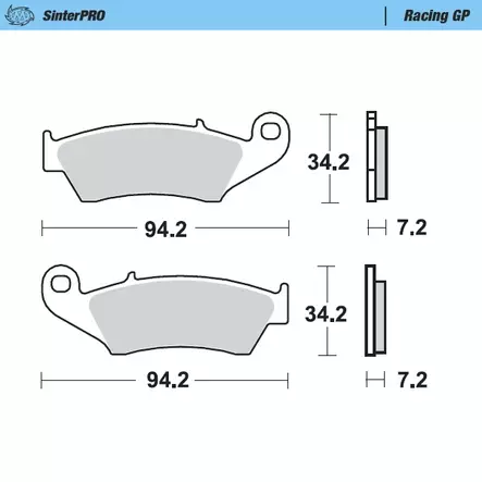 Moto-Master Jarrupalat Honda: CR 125-250-500 CRF 450 XR 400-600-650R K - Duell MP varaosat ja tarvikkeet - 120920 - 1