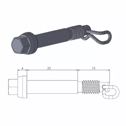 Moto-Master Jarrusatulan sokkatappi SX65 02-22 MC65 21-22 TC65 17-22 - Duell MP varaosat ja tarvikkeet - 120280 - 1