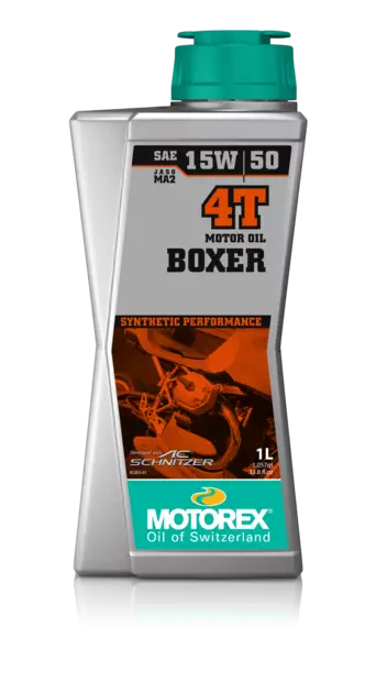 Motorex Boxer 4T 15W/50 1 ltr (10) - Duell öljyt ja muut nesteet - 62410 - 1