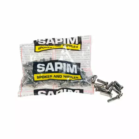 Nippeli SAPIM 2 x 16mm 100 kpl. kirkas - Duell polkupyörien varaosat ja tarvikkeet - 57920 - 1