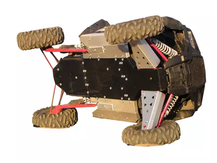 Polaris RZR 1000 XP/XP Turbo Alumiini+Muovi-combo pohjapanssarisarja - Polaris Pohjapanssarit - 240 - 1