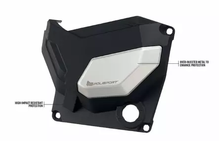 Polisport Kit Clutch & alternator cover MUSTA Téneré T7 19-23 - Duell MP varaosat ja tarvikkeet - 128480 - 1