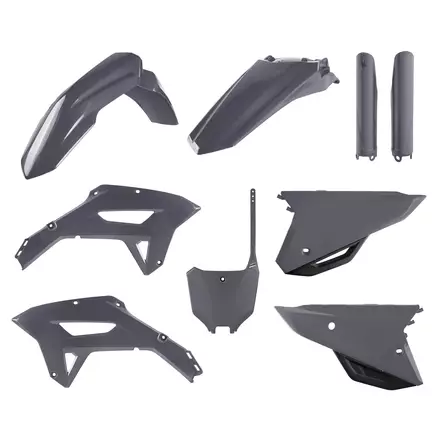 Polisport Plastic Kit Honda CRF450RX(21-24) CRF250RX 22-24 Nardo Grey (1) - Duell MP varaosat ja tarvikkeet - 129850 - 1