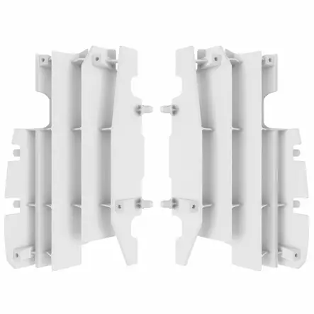 Polisport Radiator louvers CR125/250 05/07 White (20) - Duell MP varaosat ja tarvikkeet - 130040 - 1