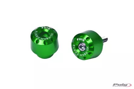 Puig Bar End Aluminum Corto Kawasaki Z650 C/Green - Duell MP varaosat ja tarvikkeet - 90310 - 1