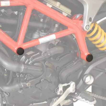 Puig Chassis Plugs Ducati Hypermotard-Hyperstrada C/Bla - Duell MP varaosat ja tarvikkeet - 90370 - 1