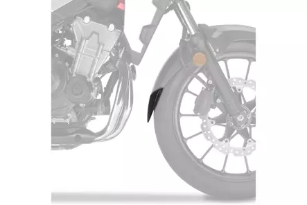 Puig Front Fender Extension Honda Cb500X 19' C/Black - Duell MP varaosat ja tarvikkeet - 94930 - 1