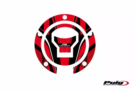 Puig Fuel Cap Cover Mod. Radical Honda C/Red - Duell MP varaosat ja tarvikkeet - 91330 - 1