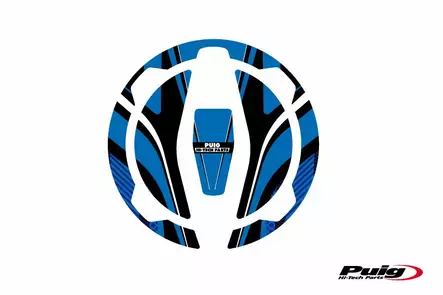 Puig Fuel Cap Cover Mod. Radikal Kawasaki C/Blue - Duell MP varaosat ja tarvikkeet - 90490 - 1
