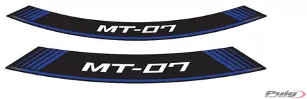 Puig Kit 8 Rim Strips Mt-07 C/Blue - Duell MP varaosat ja tarvikkeet - 90150 - 1