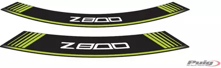 Puig Kit 8 Rim Strips Z800 C/Green - Duell MP varaosat ja tarvikkeet - 92130 - 1