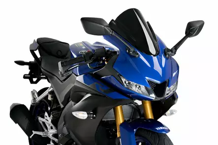 Puig Racing Screen Yamaha Yzf-R125 19'- C/Black - Duell MP varaosat ja tarvikkeet - 95060 - 1