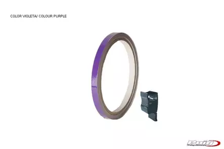 Puig Rim Strip 6 Meters+Aplicator C/Violet Fluorescent - Duell MP varaosat ja tarvikkeet - 94090 - 1