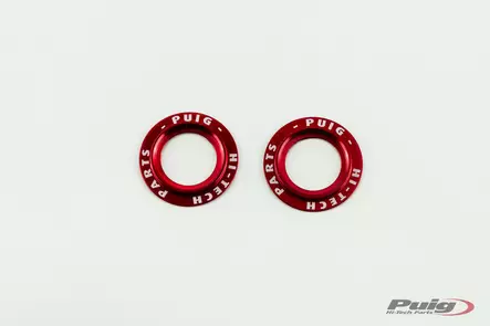 Puig set of red aluminium rings for PHB swing protector - Duell MP varaosat ja tarvikkeet - 98250 - 1