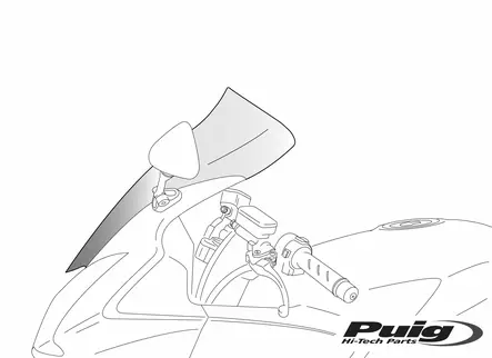 Puig Touring Screen Yamaha Fjr1300 01-05' C/Clear - Duell MP varaosat ja tarvikkeet - 100080 - 1