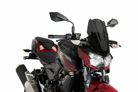 Puig Wind. New Generation Kawasaki Z400 19' C/Dark Smok - Duell MP varaosat ja tarvikkeet - 94340 - 1